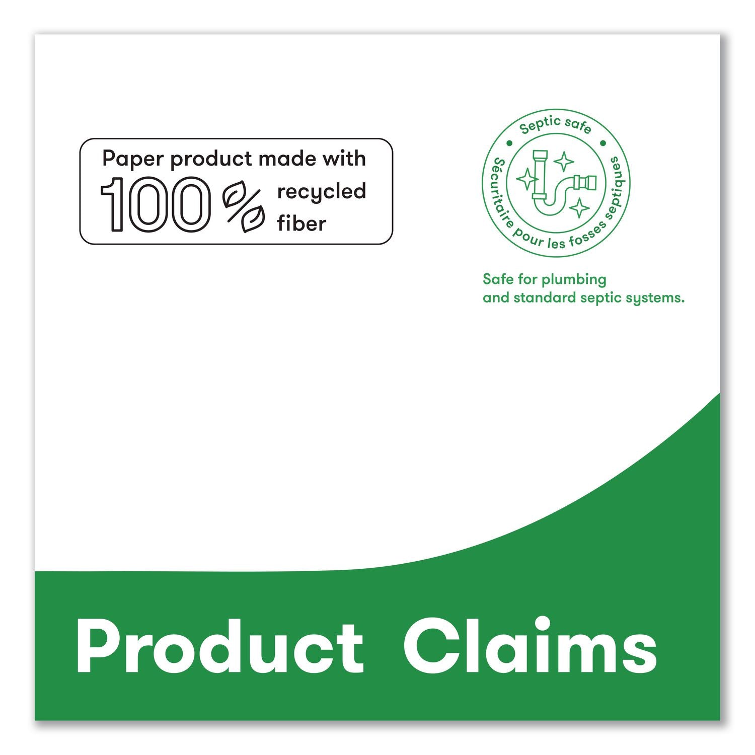 2 Ply - 4" Width x 3.20" Length - 500 Sheets/Roll - White - Fiber - 96 / Carton