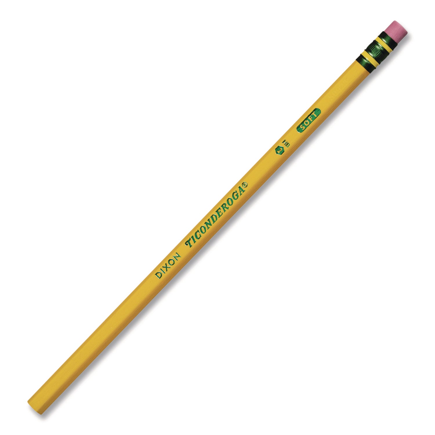 Ticonderoga Wood-Cased Pencils - Black Lead - #3 - Yellow Barrel - 1 Dozen