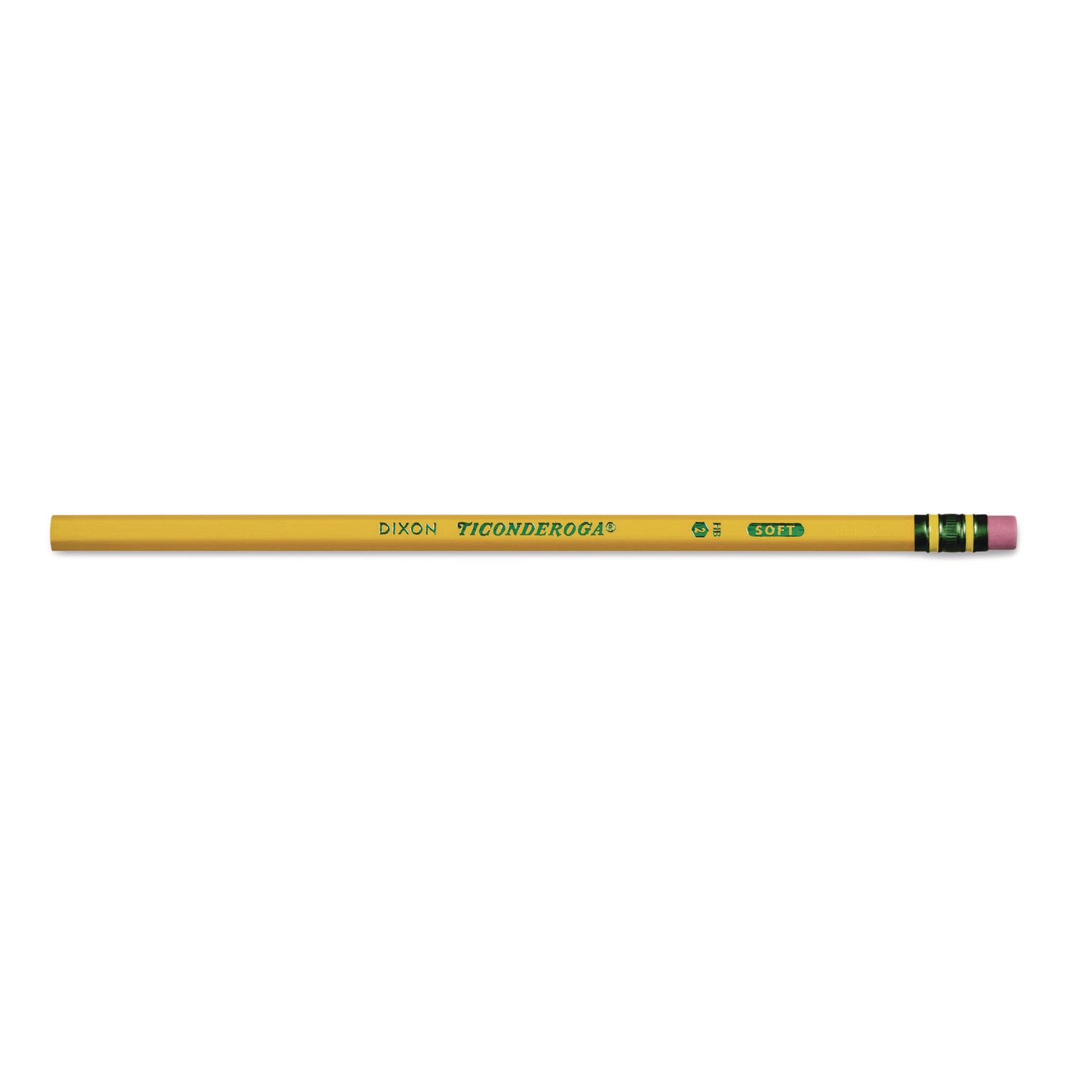 Ticonderoga Wood-Cased Pencils - Black Lead - #3 - Yellow Barrel - 1 Dozen