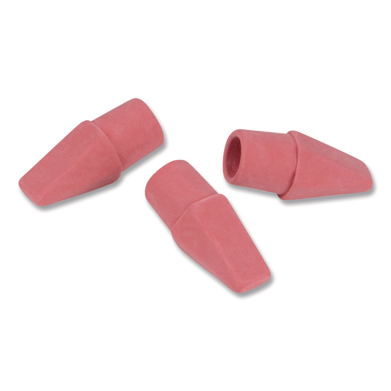 Wedge Pencil Cap Erasers, Pink, Pack of 144