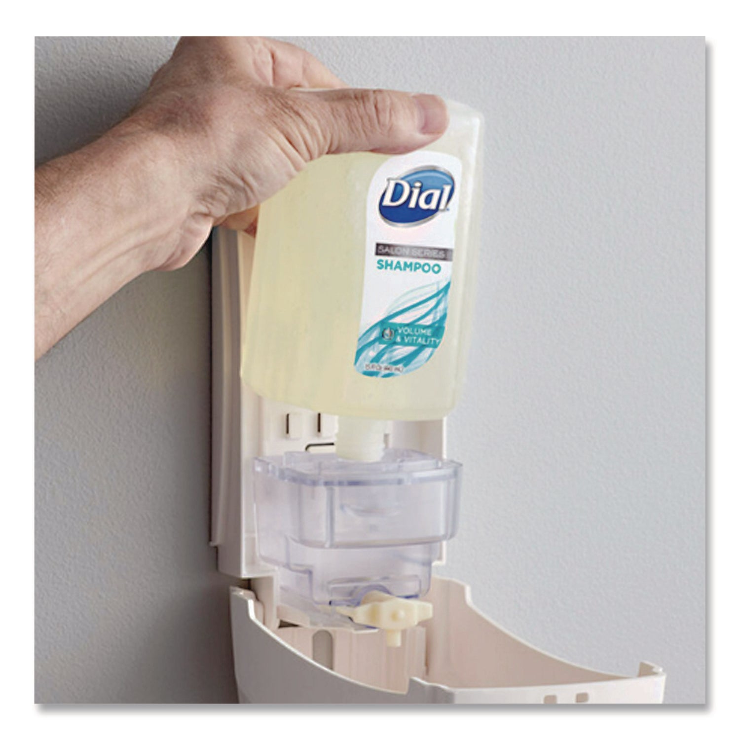 15 fl oz (443.6 mL) - Bottle Dispenser - Hand - White - 1 Each