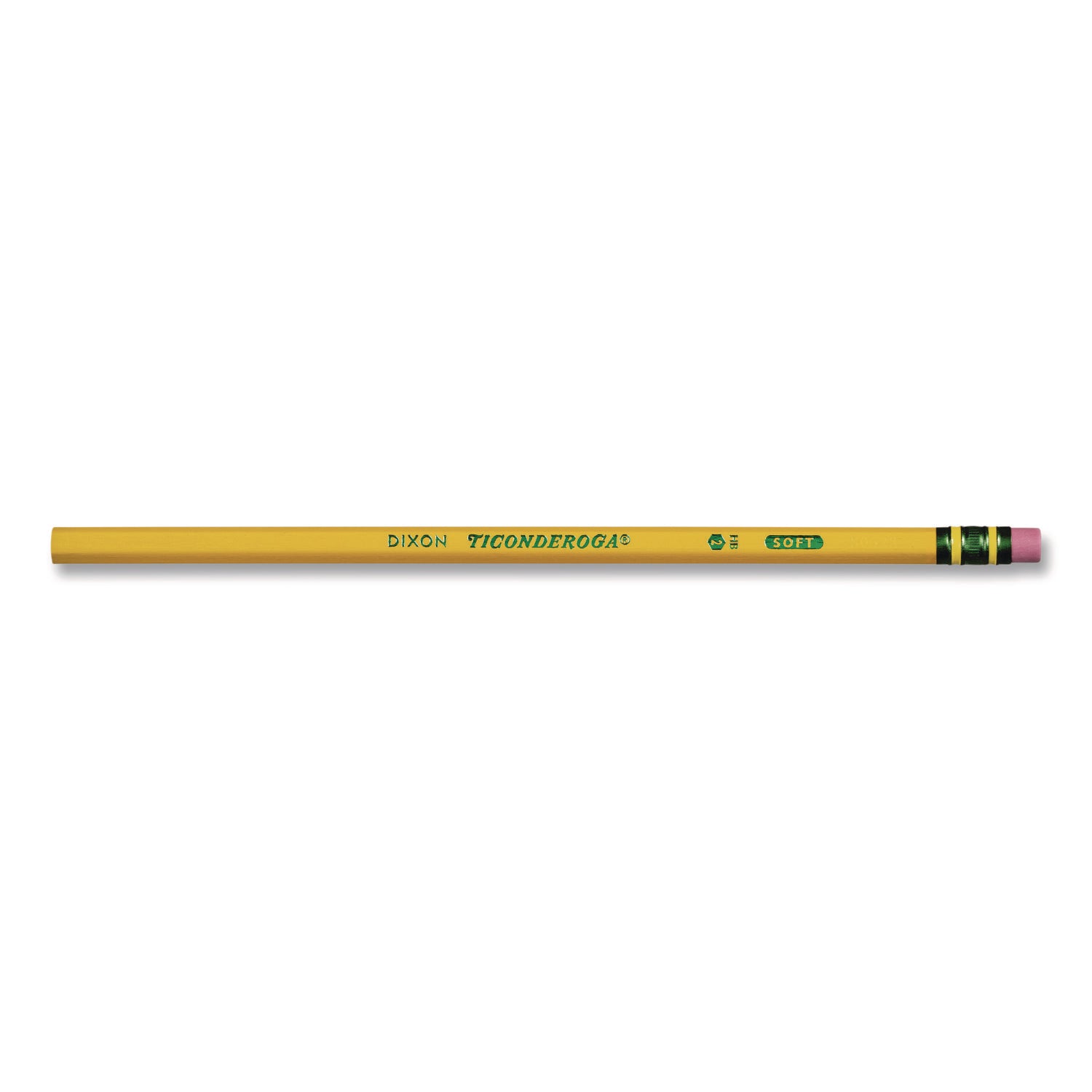 Original Ticonderoga® Pencils, No. 1 Extra Soft Yellow, Unsharpened, Box of 12