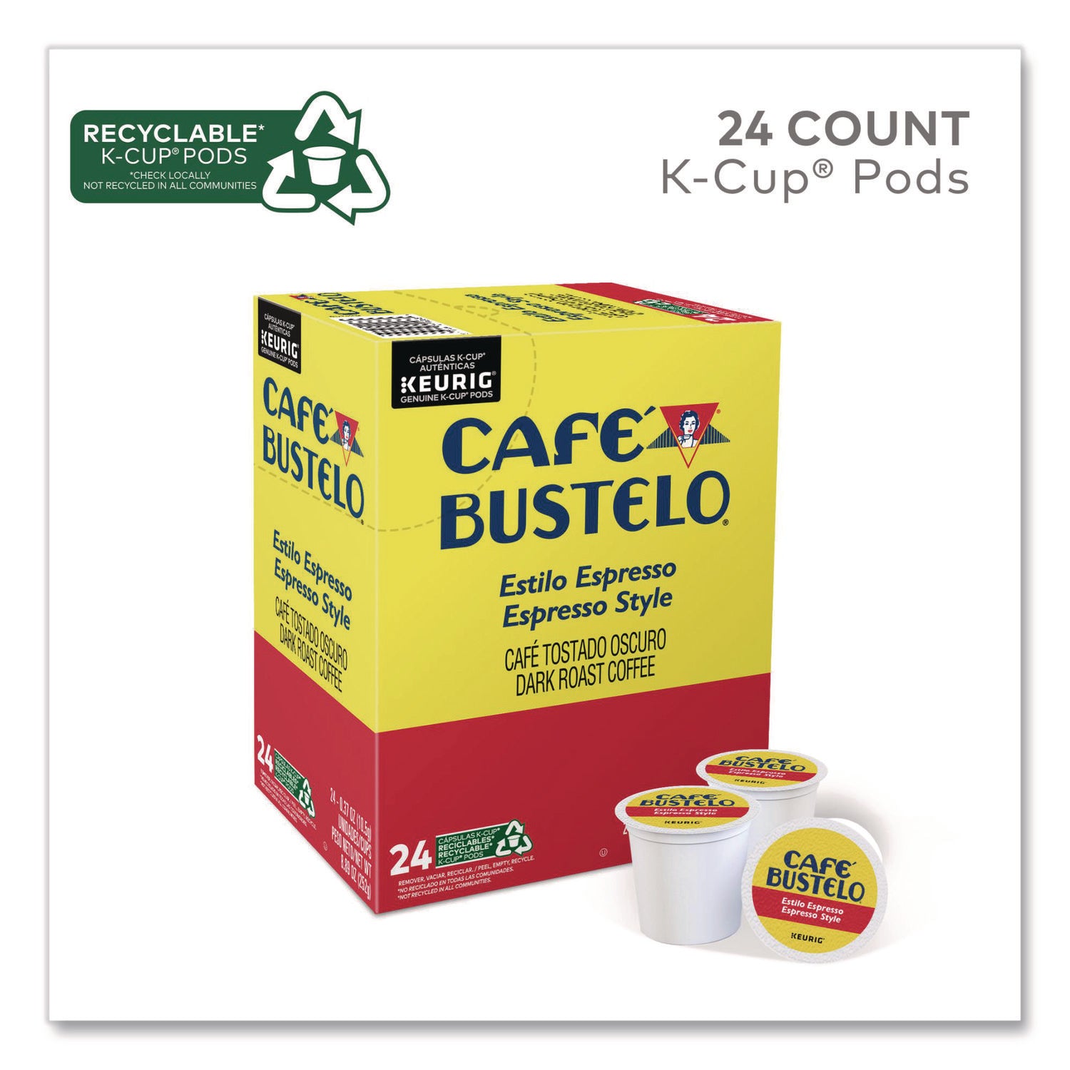 Espresso Style K-Cups, 96/carton