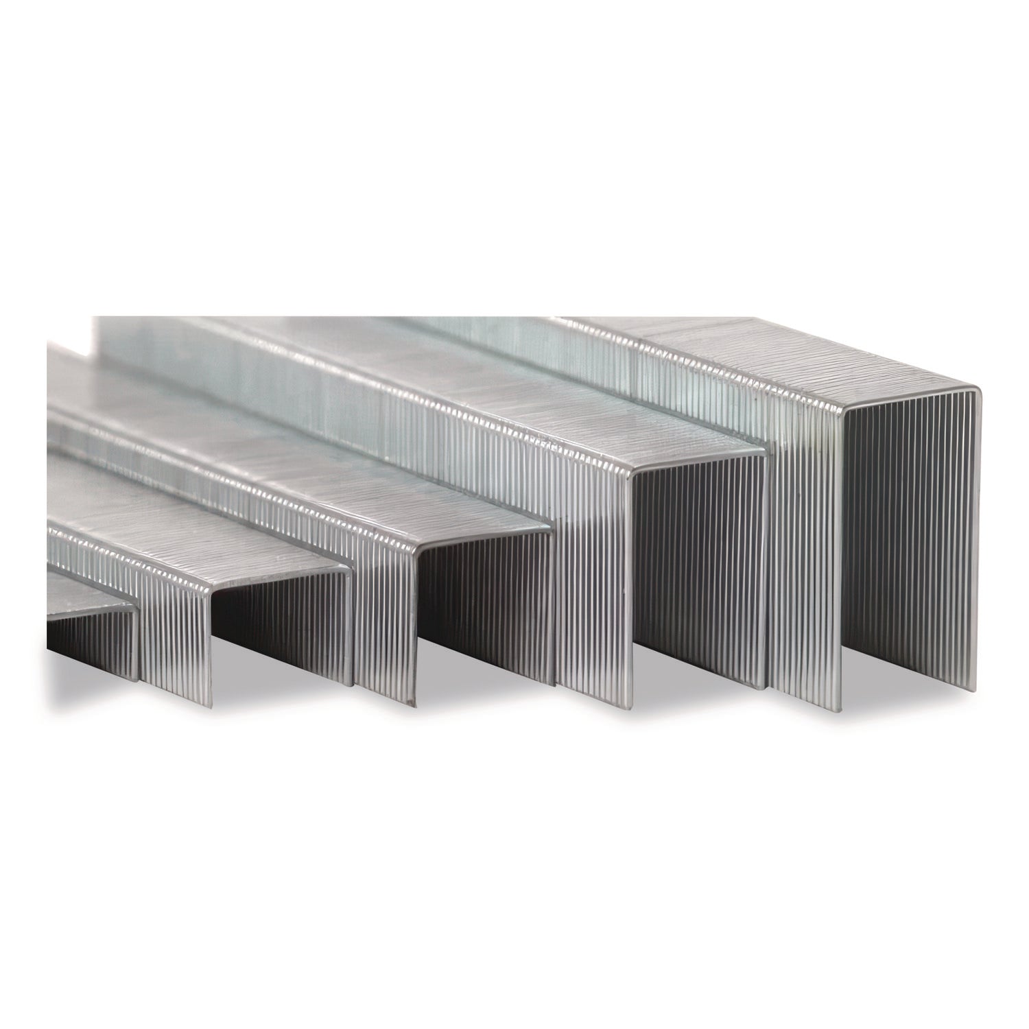 S.F. 1 Standard Staples, 0.25" Leg, 0.5" Crown, Steel, 5,000/Box, 3 Boxes/Pack