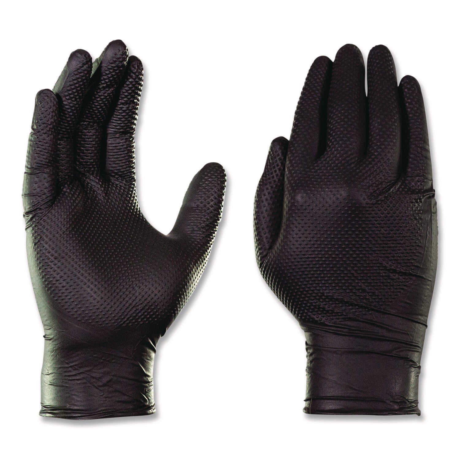Nitrile Exam Gloves, Powder-Free, 6 mil, Small, Black, 100 Gloves/Box, 10/Carton