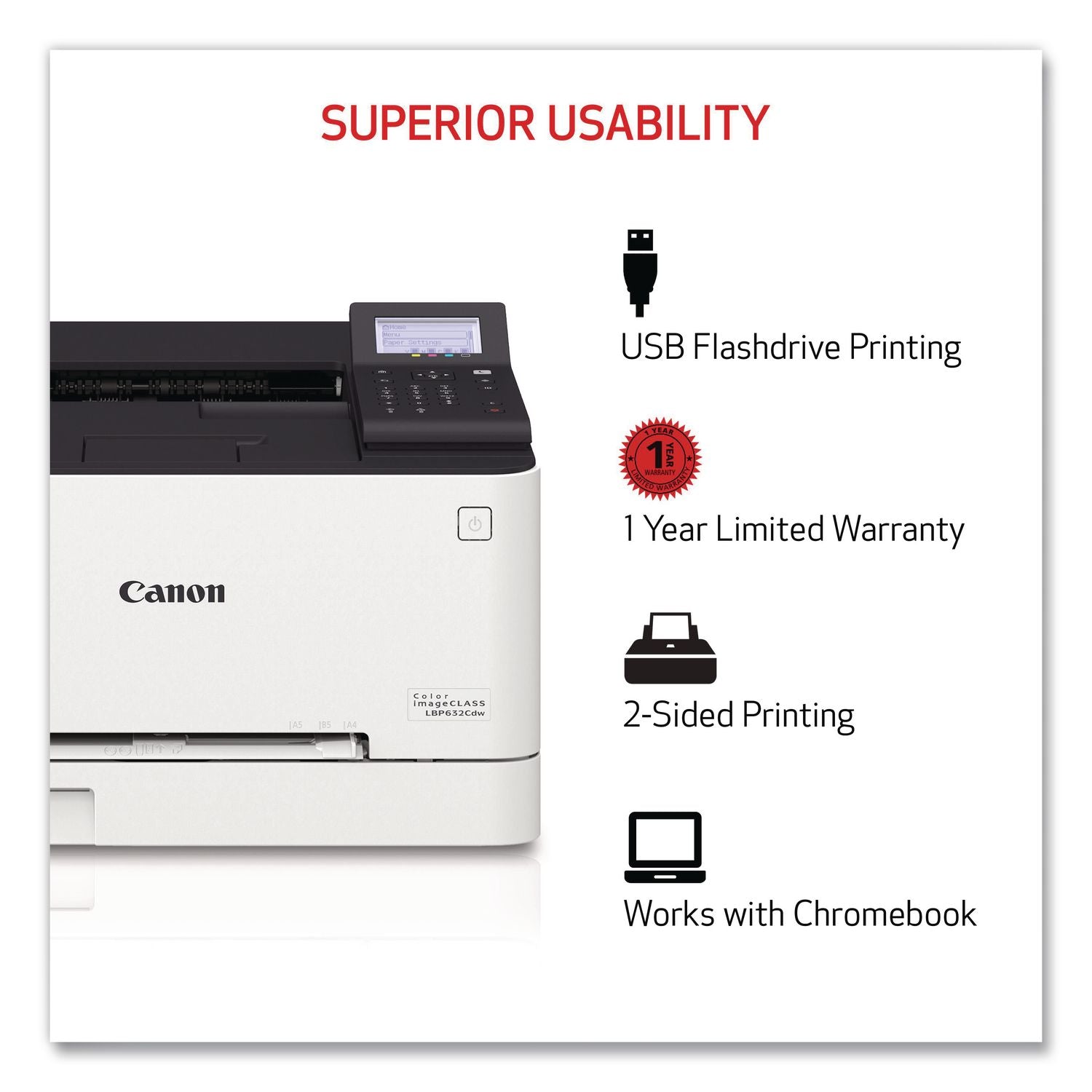 imageCLASS LBP632Cdw Wireless Laser Printer