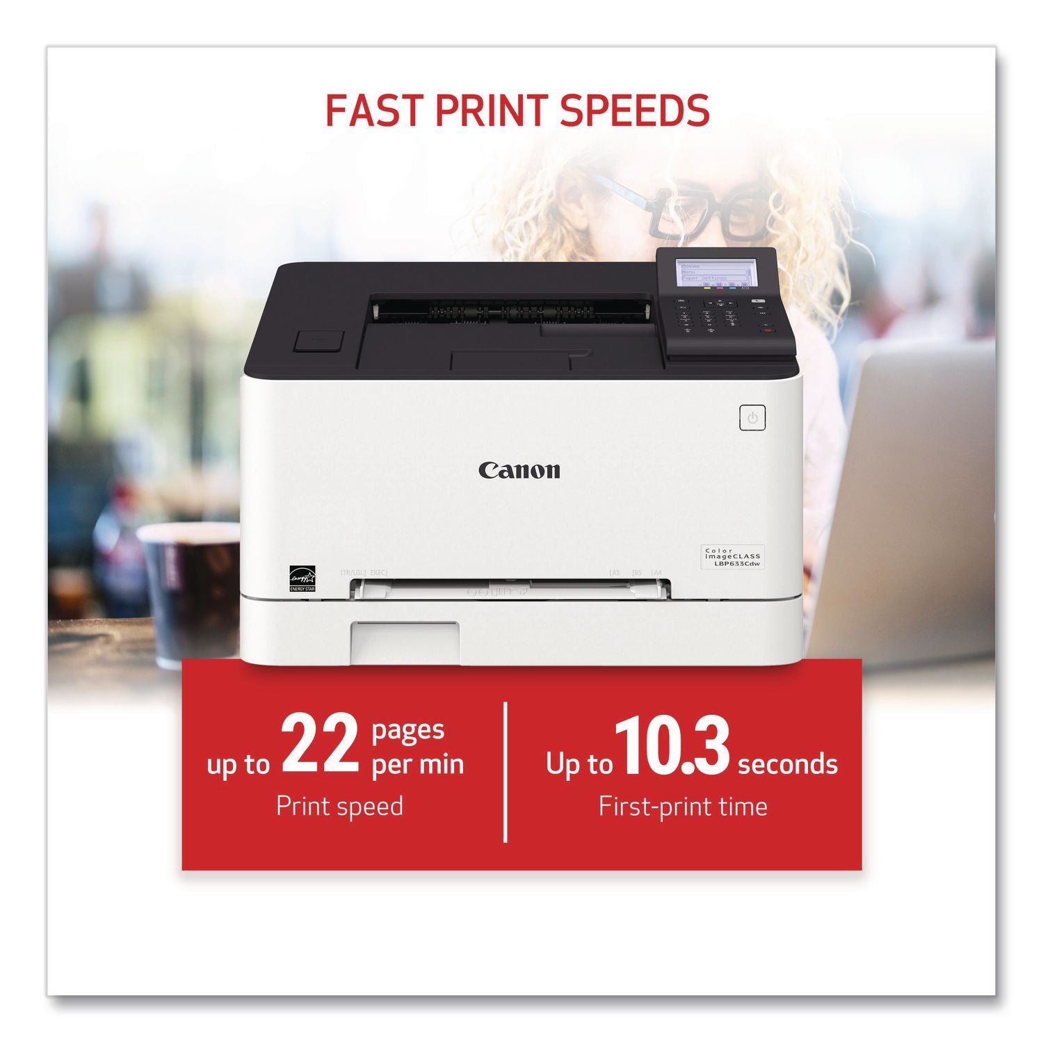 Color imageCLASS LBP633Cdw Wireless Laser Printer