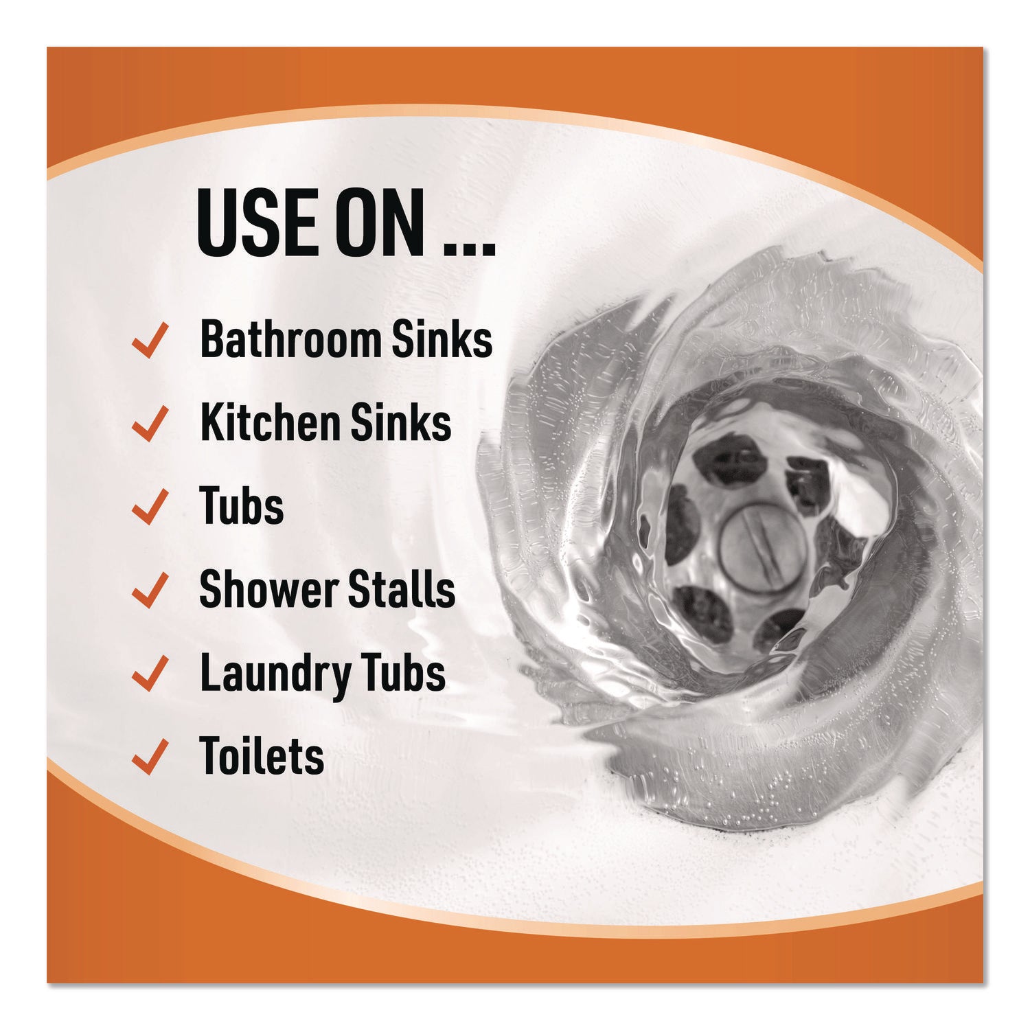For Drain, Sink, Tub - Aerosol - 4.5 fl oz (0.1 quart) - Unclog, CFC-free, Easy to Use - White - 6 / Carton