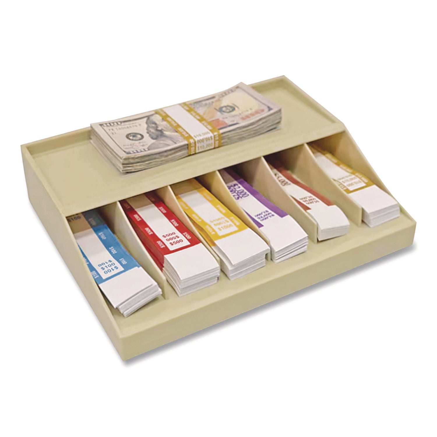 Currency Straps, $10,000, Self-Adhesive, 1,000/Pack