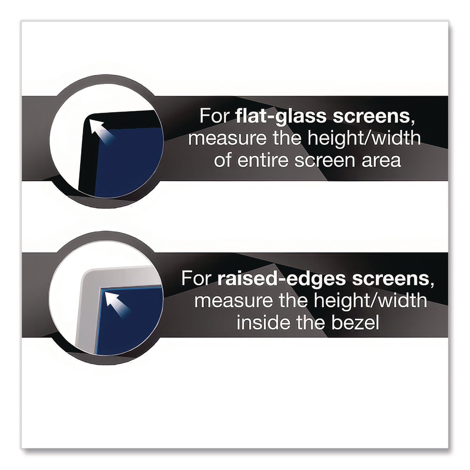 Frameless Blackout Privacy Filter for 18.5" Widescreen Flat Panel Monitor, 16:9 Aspect Ratio