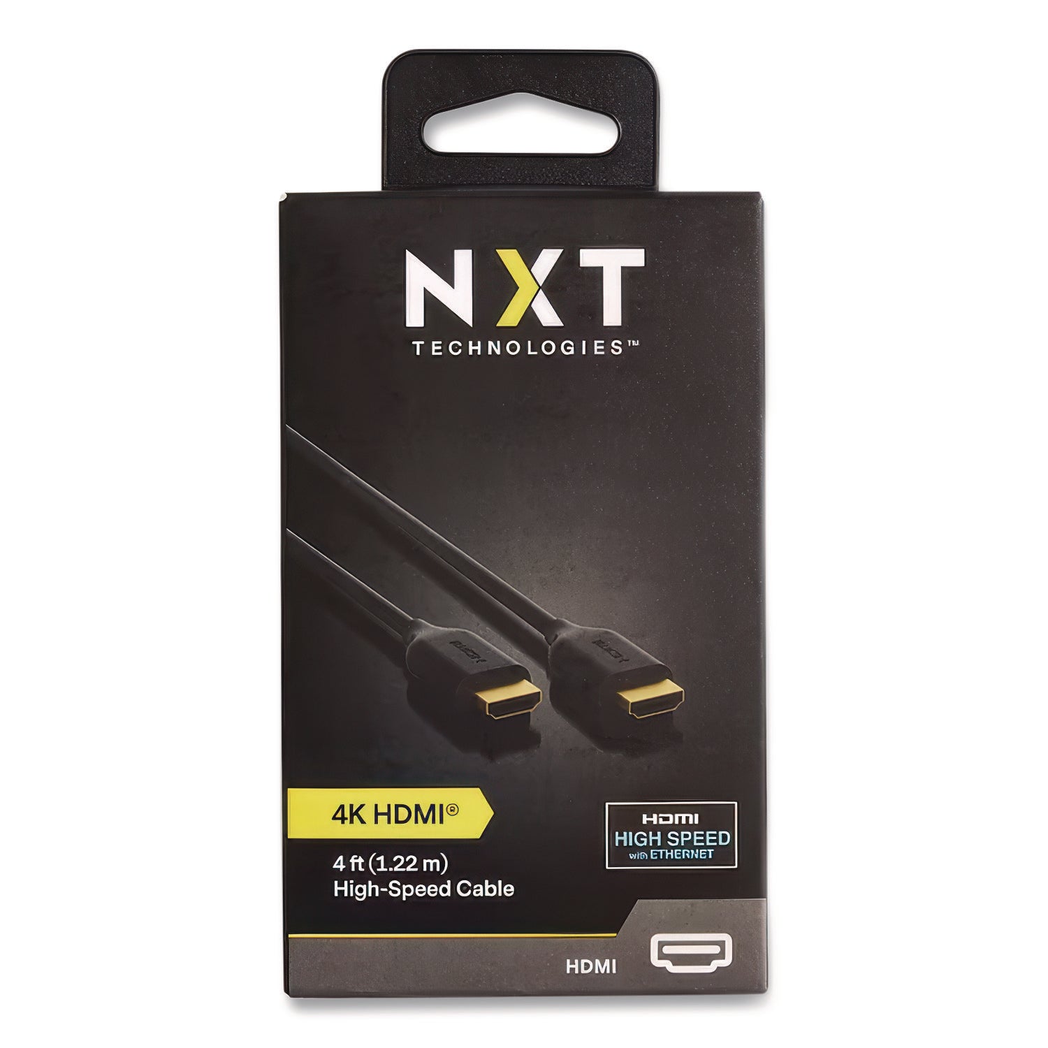 Hdmi 4k Cable, 4 Ft, Black