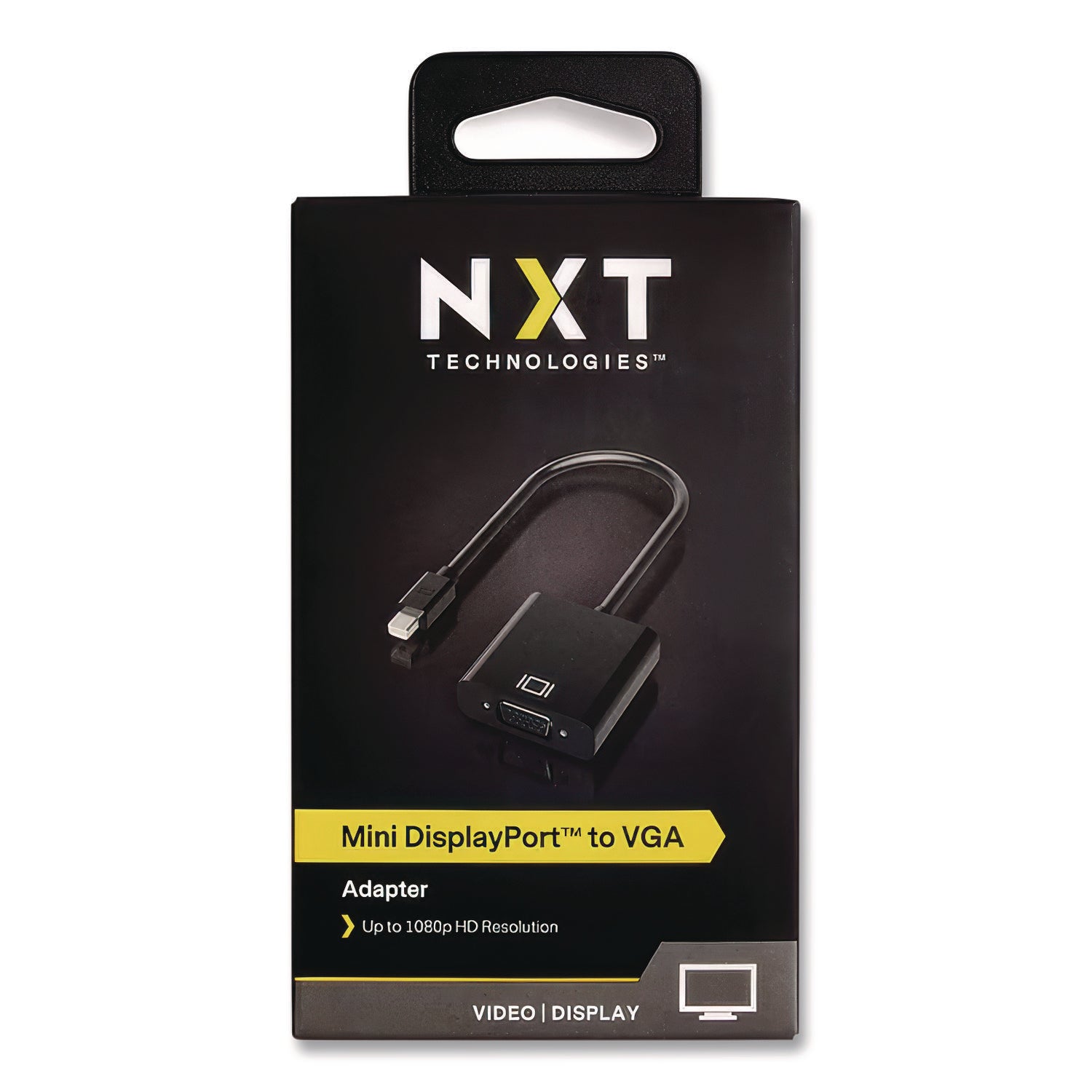 Mini Displayport To Vga Adapter, 6", Black
