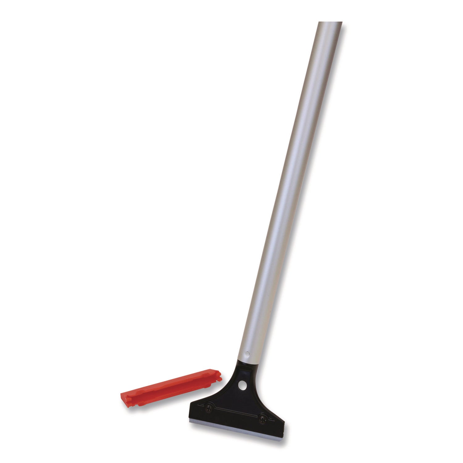 MaxiPlus Window and Floor Scraper, 4" Blade Width, 48" Handle Length
