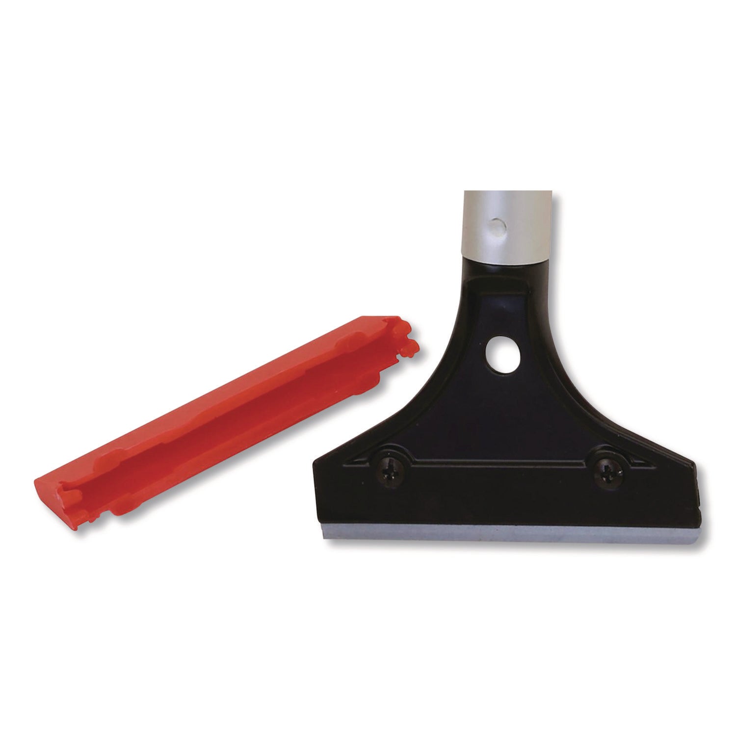 MaxiPlus Window and Floor Scraper, 4" Blade Width, 48" Handle Length