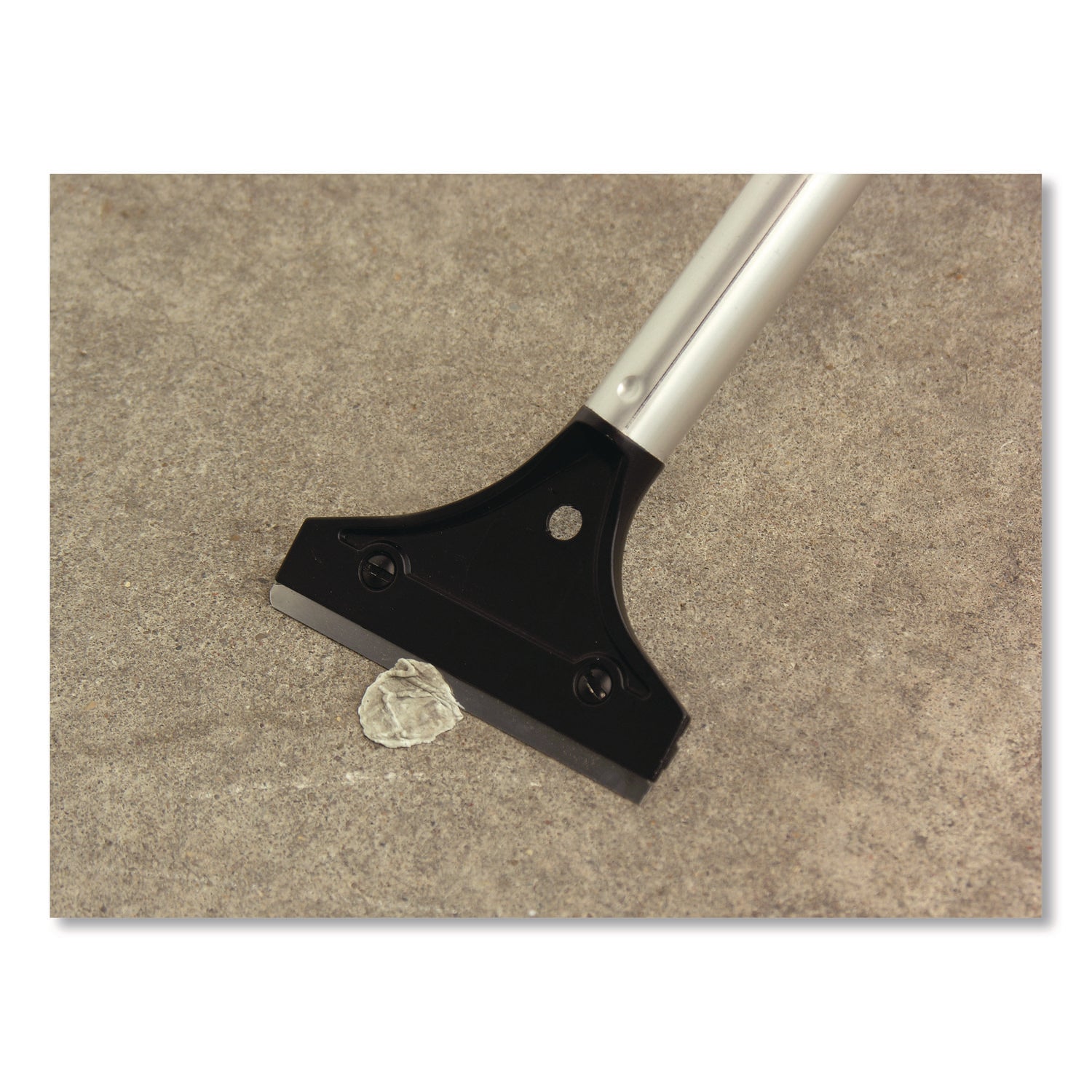 MaxiPlus Window and Floor Scraper, 4" Blade Width, 48" Handle Length