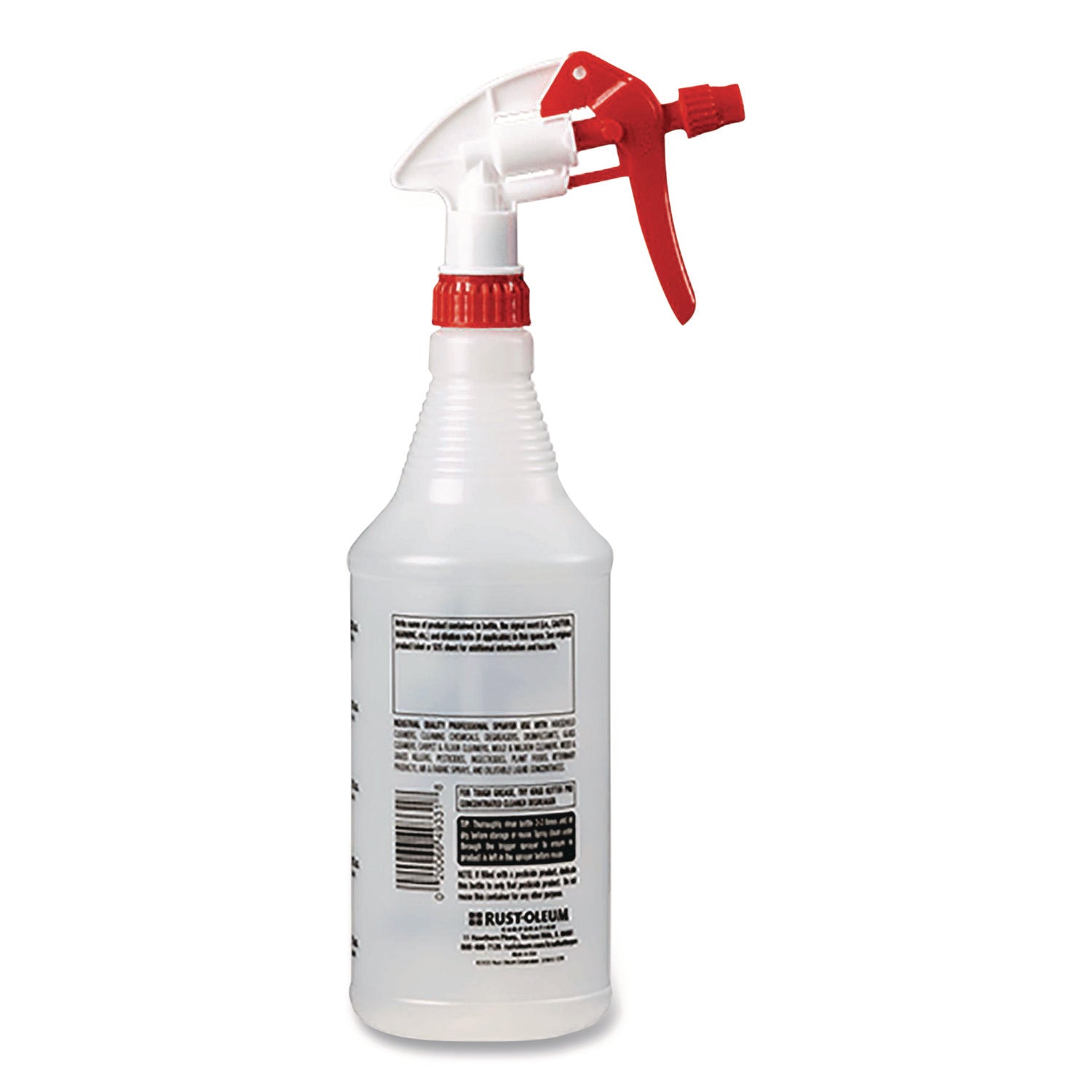 Suitable For Cleaning - Adjustable Nozzle, Heavy Duty, Comfortable Grip, Ergonomic - Clear - 12 / Carton