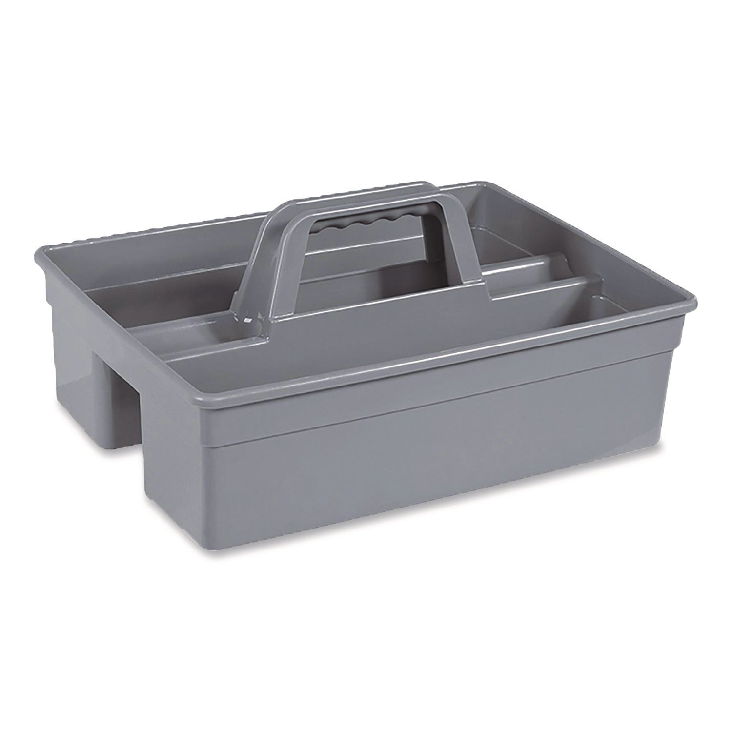 MaxiRough Maid Caddies, 2 Compartments, 12 x 7, Gray