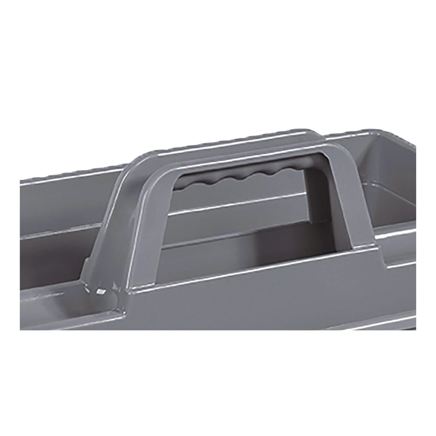MaxiRough Maid Caddies, 2 Compartments, 12 x 7, Gray