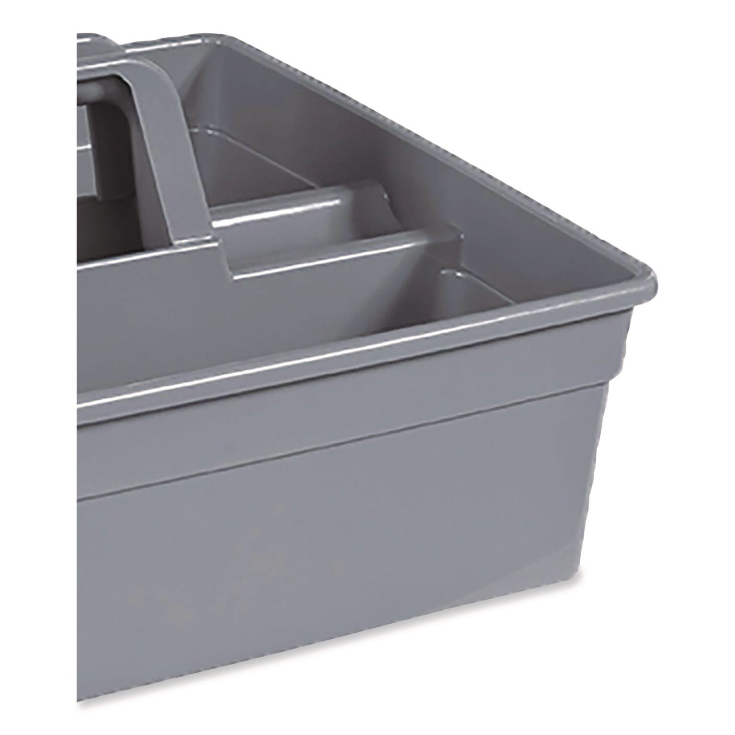 MaxiRough Maid Caddies, 2 Compartments, 12 x 7, Gray