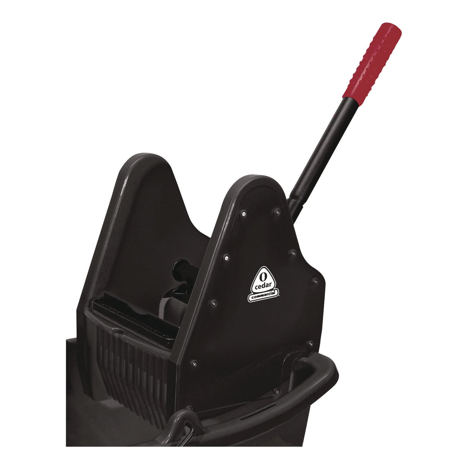Premier Downpress Mop Bucket and Wringer, 35 qt, Black