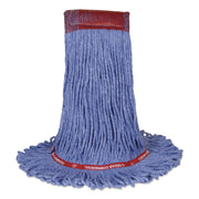 MaxiClean Loop-End Mop, Cotton/Synthetic, 20 oz, Blue