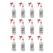 Suitable For Cleaning - Adjustable Nozzle, Heavy Duty, Comfortable Grip, Ergonomic - Clear - 12 / Carton
