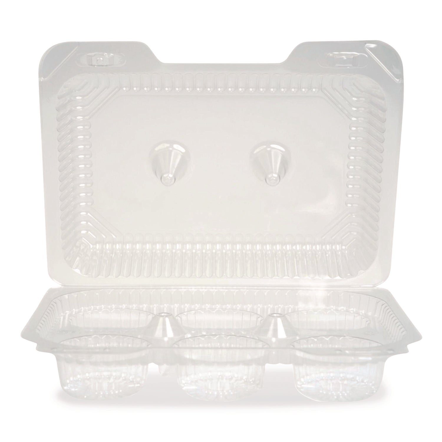 Bakery Containers, Muffin/Cupcake, 7.25 x 9.88 x 3.13, Clear, 250/Carton