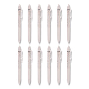 Pilot FriXion Waai Pen Collection - 0.5 mm Extra Fine Pen Point - Retractable - Erasable - Black Ink - Gel-based - Writing - 1 Dozen