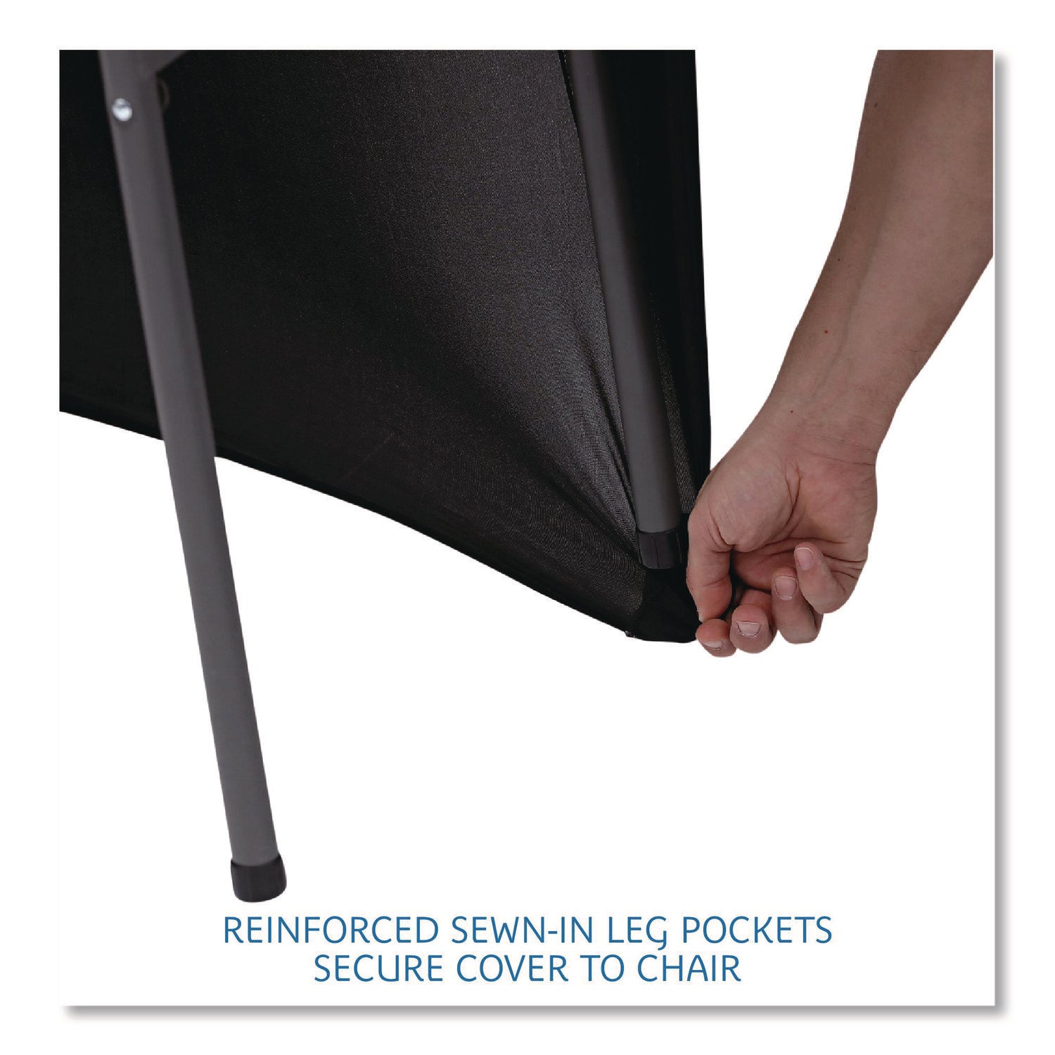 iGear™ Fabric Table Cover, Black - 4'