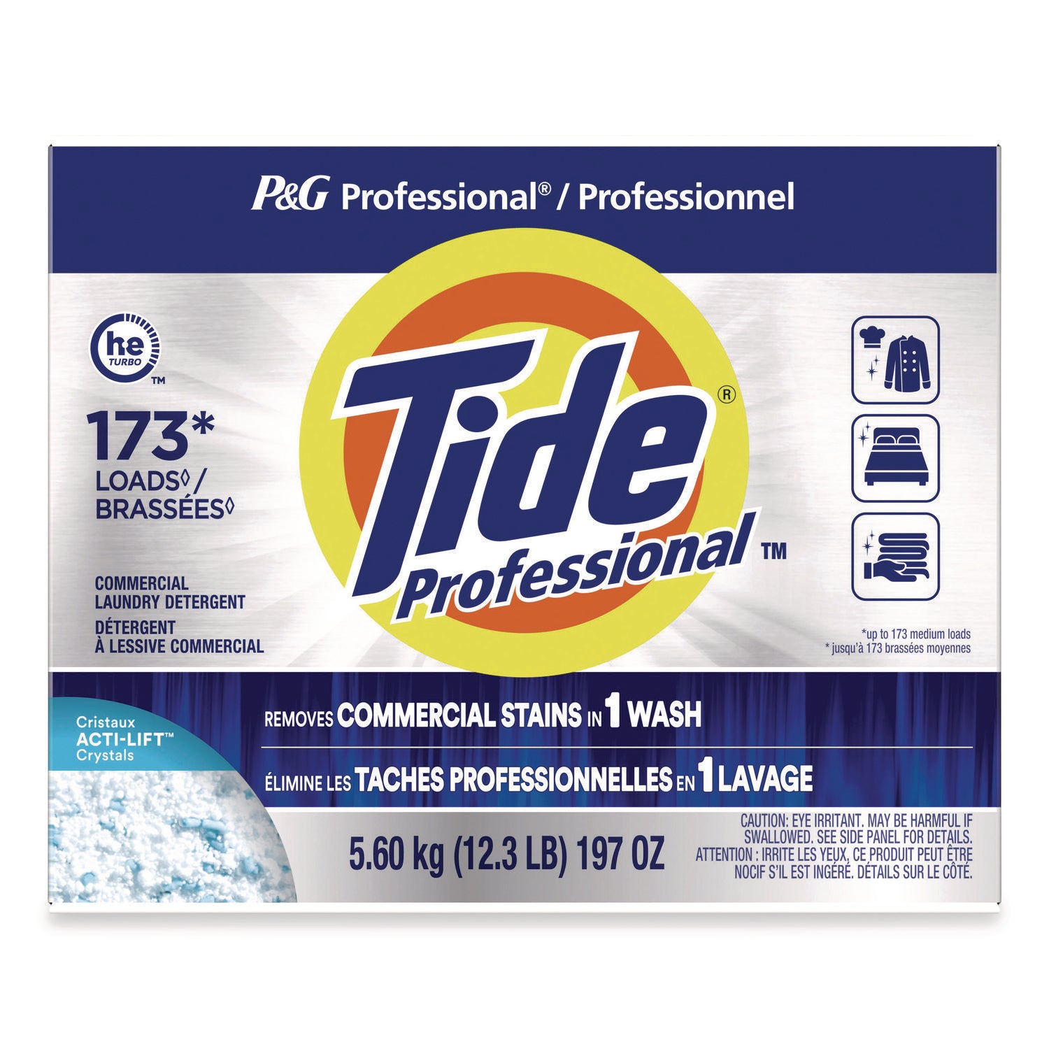For Laundry, Food Service, Hospitality, Healthcare, Commercial, Residential - Ready-To-Use - Powder - 197 oz (12.31 lb) - PVC Free, BPA-free - Multi - 1 Box