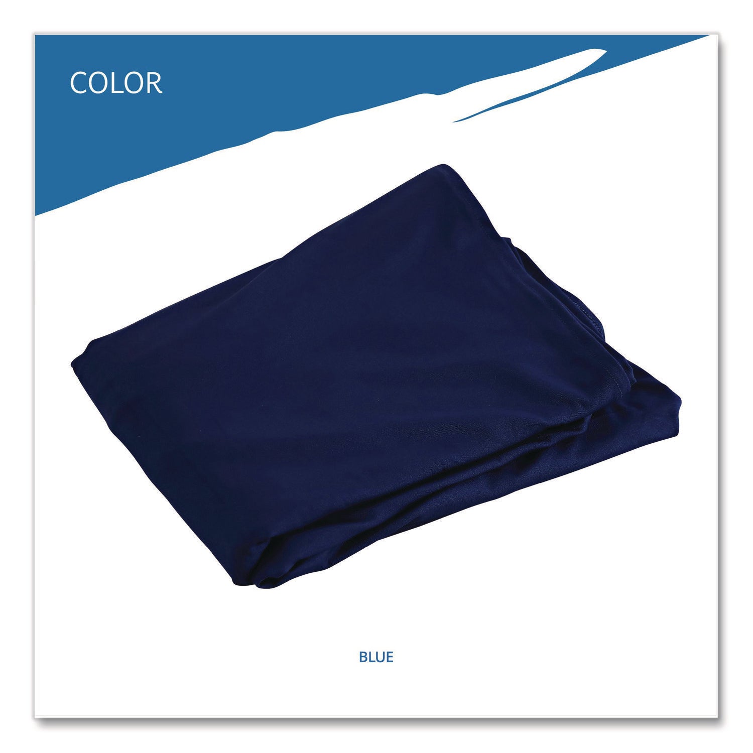 iGear™ Fabric Table Cover, Blue - 6'