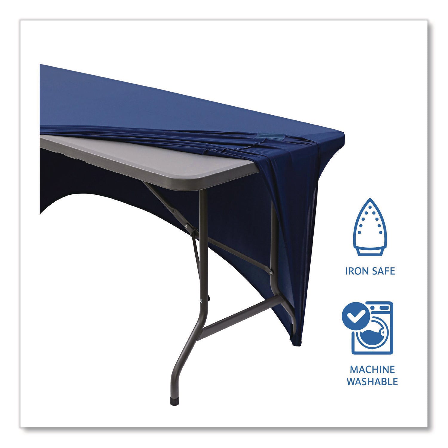 iGear™ Fabric Table Cover, Blue - 6'