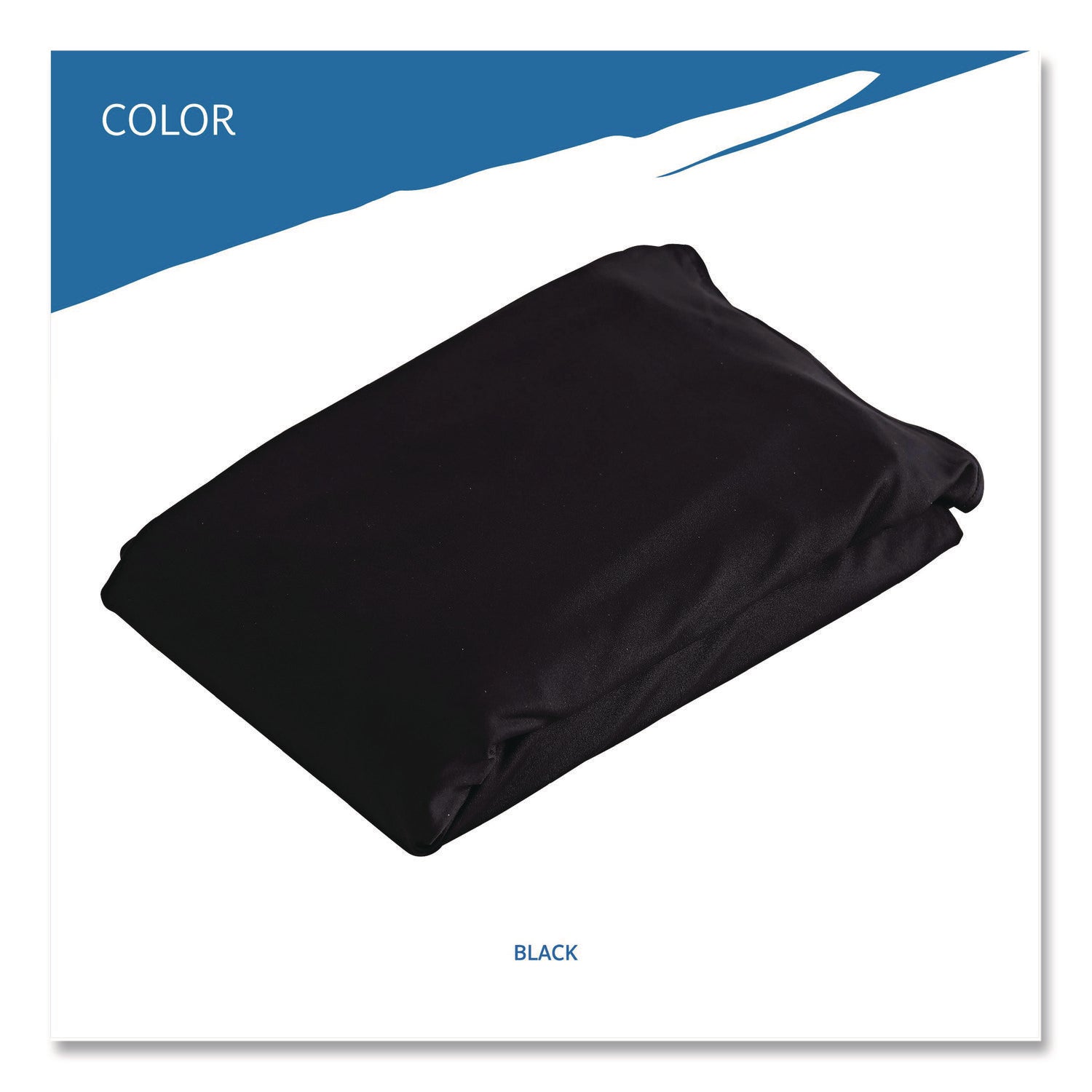 iGear™ Fabric Table Cover, Black - 8'