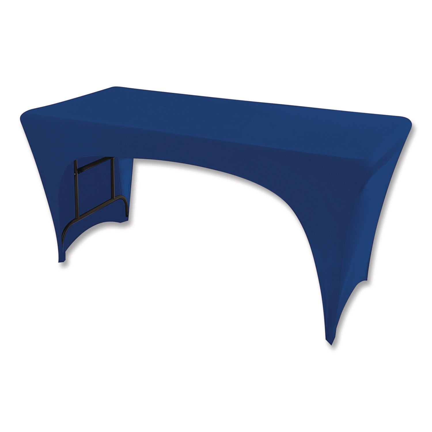 iGear™ Fabric Table Cover, Blue - 6' Open 2-S