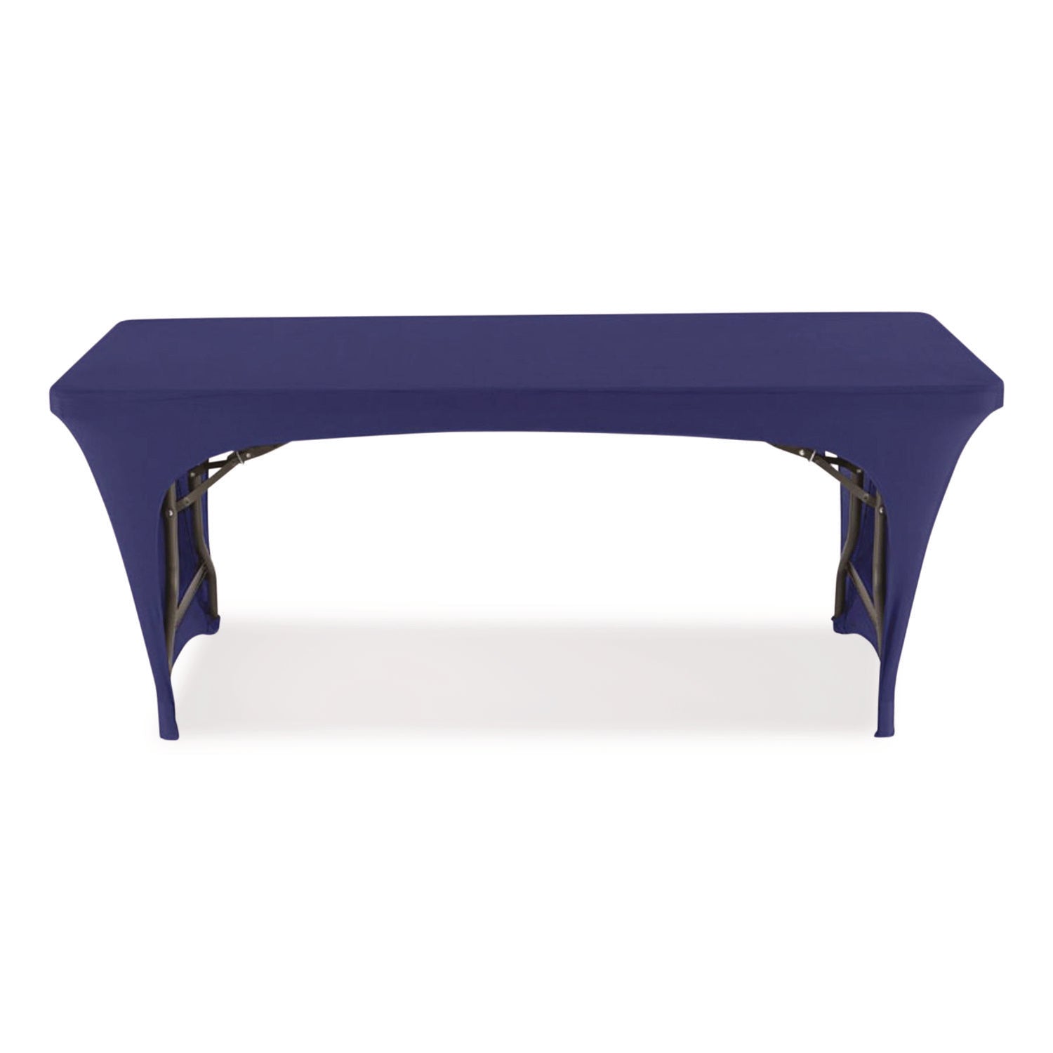 iGear™ Fabric Table Cover, Blue - 6' Open 2-S