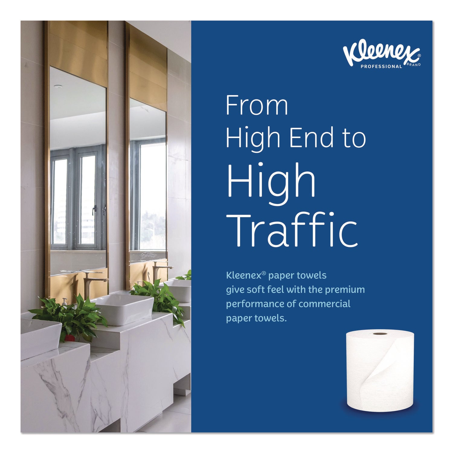 8" Width x 425 ft Length - White - Paper - 1 Carton