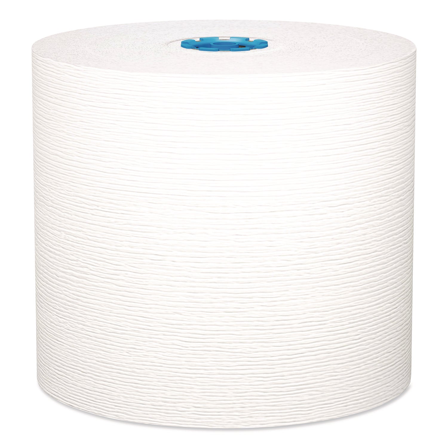 Hard Roll Paper Towels with Premium Absorbency Pockets with Colored Core, Gray Core, 1-Ply, 7.5" x 700 ft, White, 6 Rolls/CT