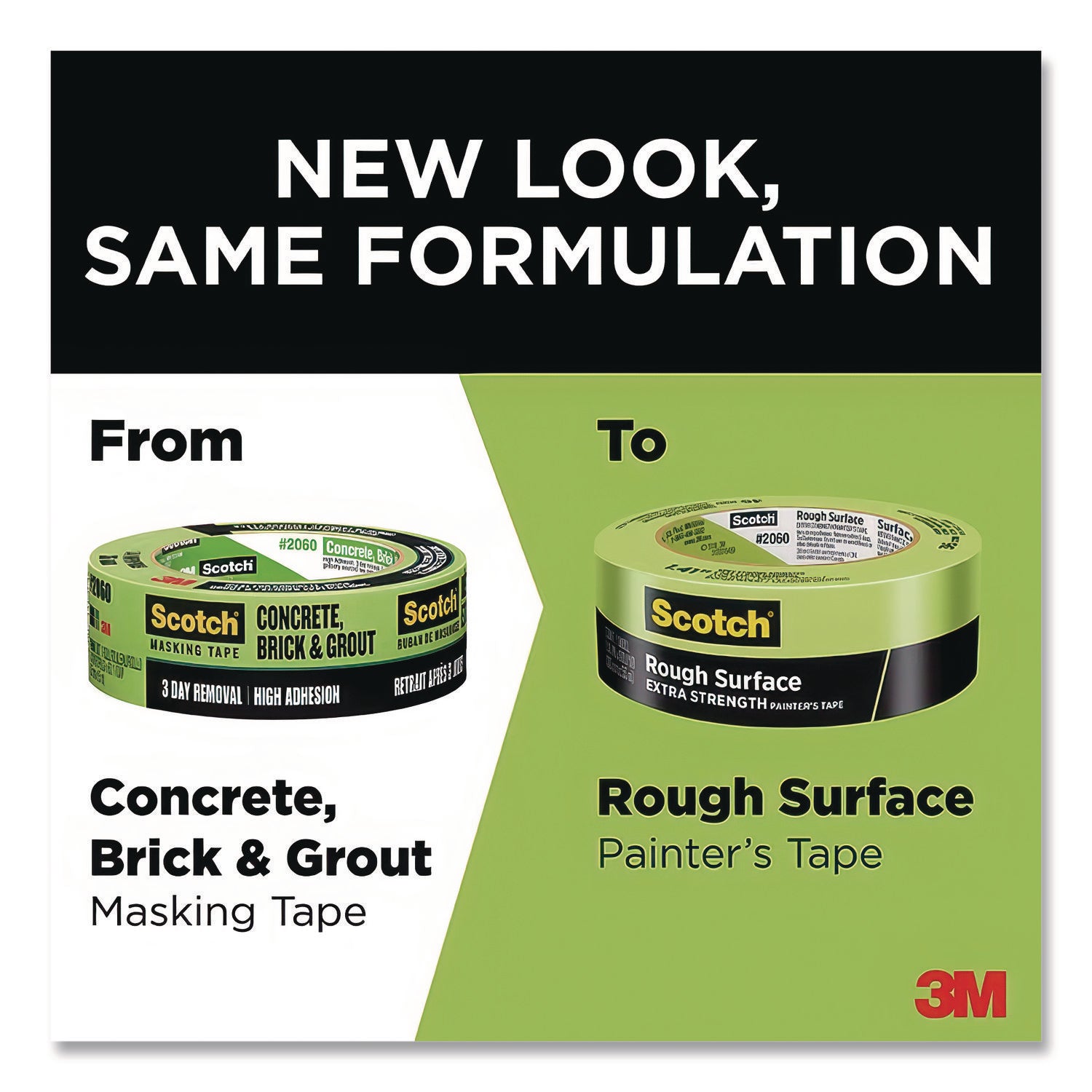 60.10 yd Length x 1.41" Width - Green - Damage Resistant - For Rough Surface, Brick, Concrete, Stucco, Painting, Holding, Industrial, Carpet, Unfinished Wood, Vinyl - 1 Roll