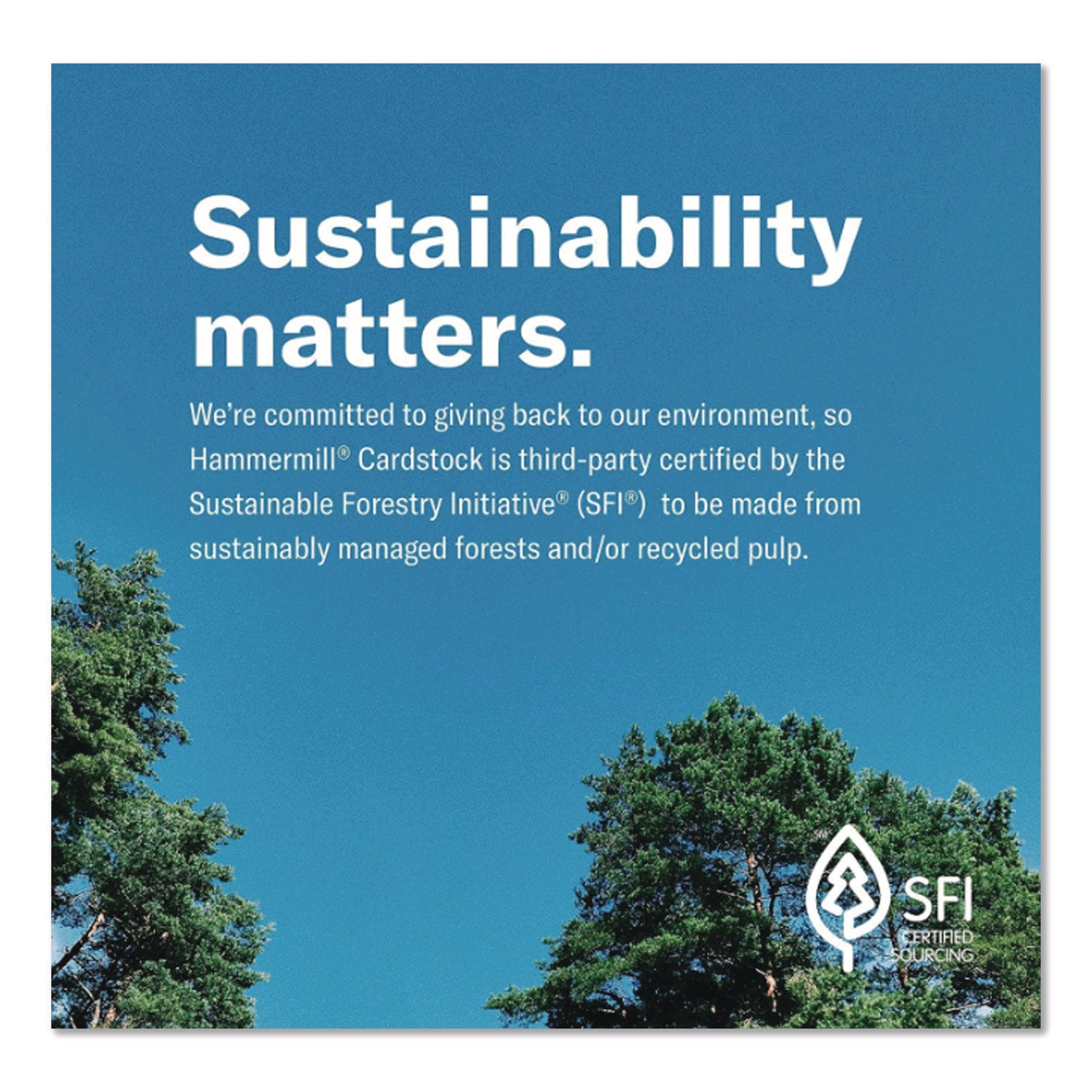 Hammermill Colors Recycled Copy Paper - Green - Legal - 8 1/2" x 14" - 20 lb Basis Weight - Smooth - Sustainable Forestry Initiative (SFI) - Archival-safe, Acid-free - Green - 10 / Pack