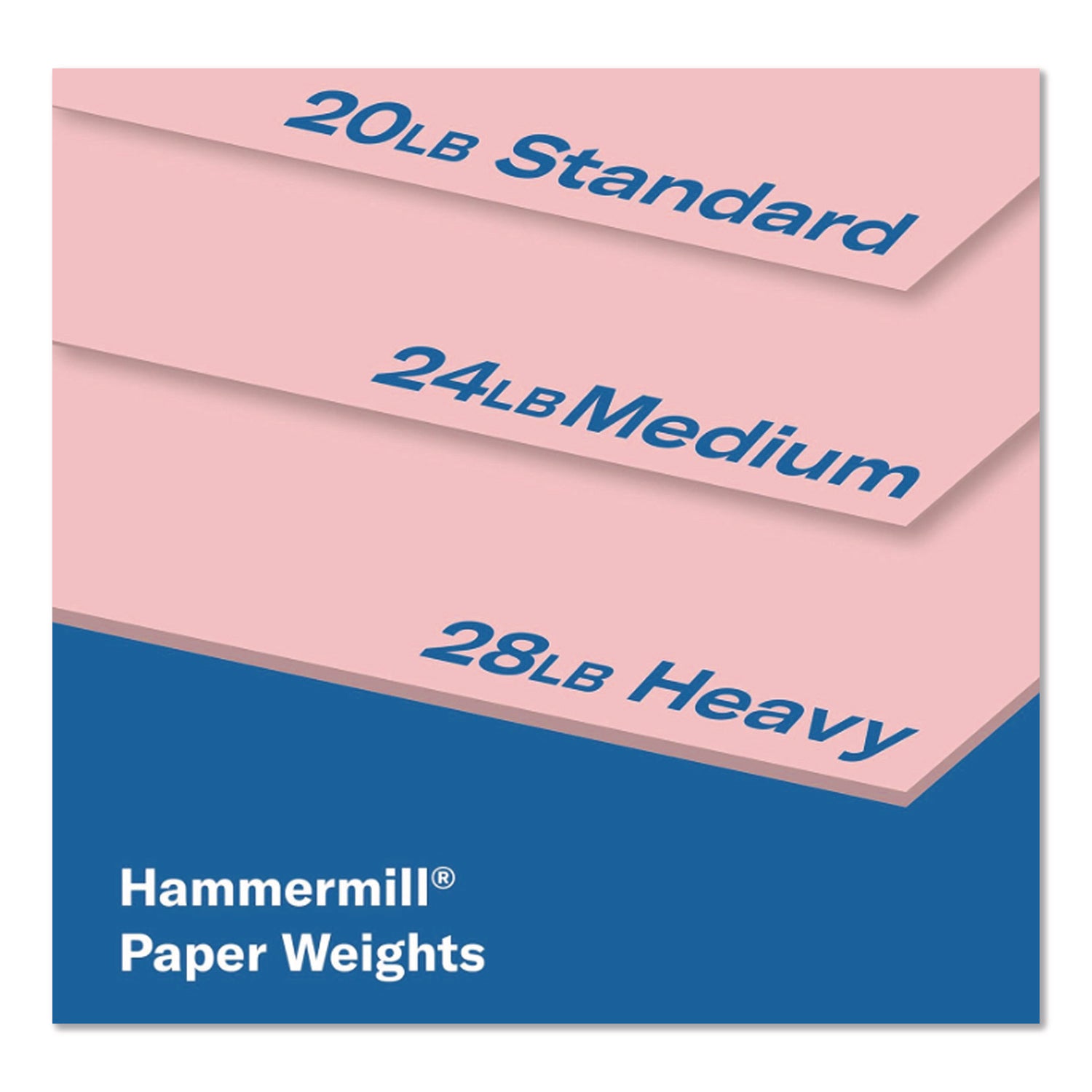 Hammermill Colors Recycled Copy Paper - Pink - 8 1/2" x 14" - 20 lb Basis Weight - Smooth - Sustainable Forestry Initiative (SFI) - Acid-free, Archival-safe - Pink - 500 / Ream