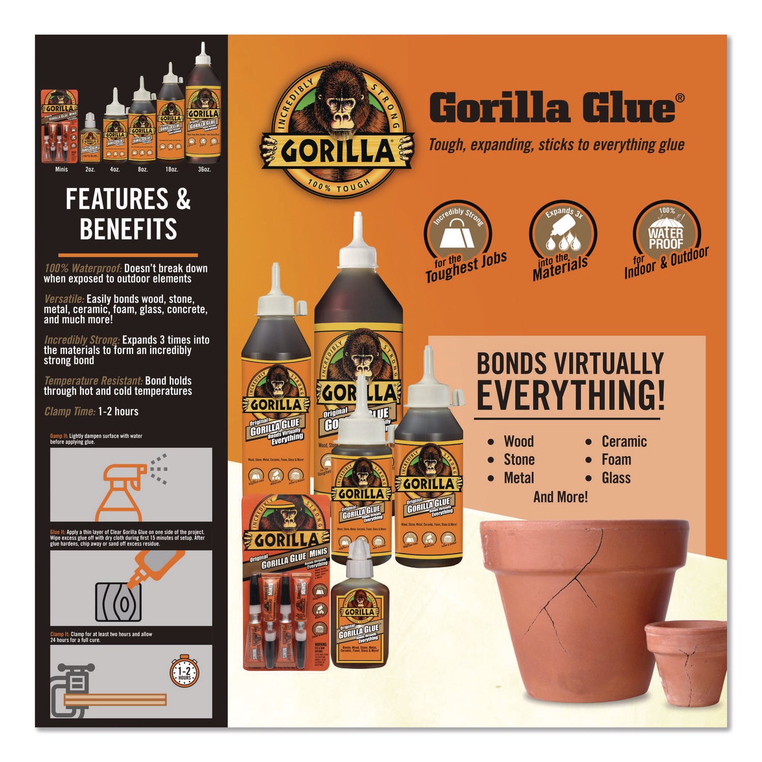 4 fl oz - Brown - 1 Each