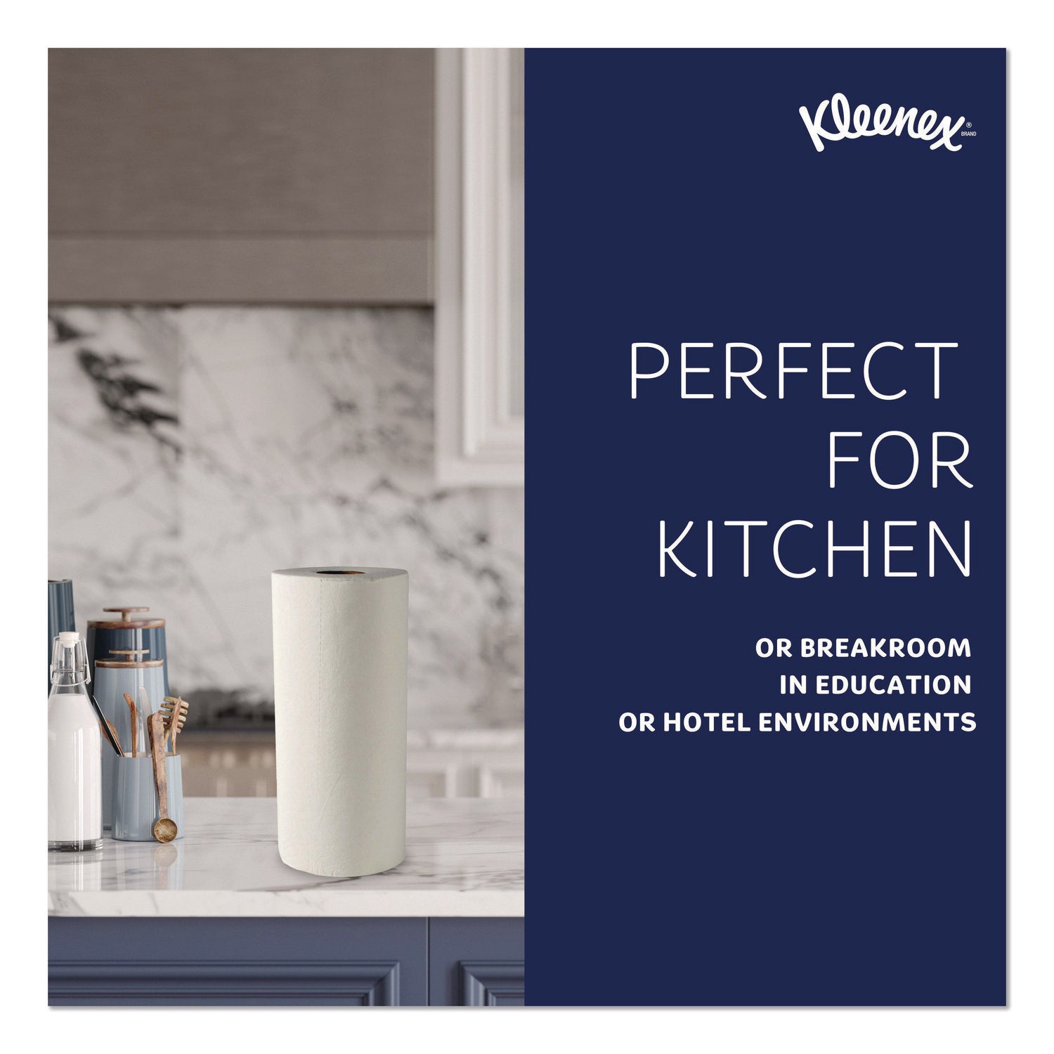 Kleenex&reg; Premier Kitchen Paper Towels - 1 Ply - 10.40" Width x 11" Length - 70 Sheets/Roll - White - Paper - 1 Roll