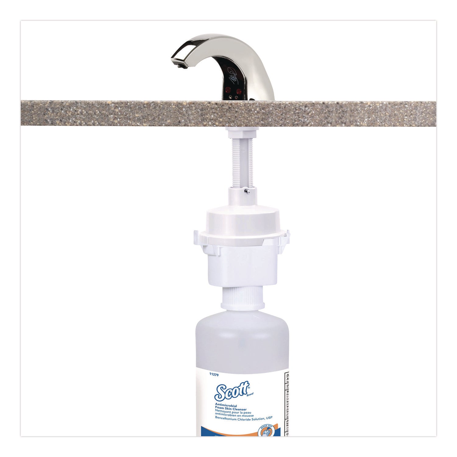 1.59 quart - Pump Bottle Dispenser - Kill Germs - Skin - Moisturizing - Clear - Triclosan-free - 2 / Carton