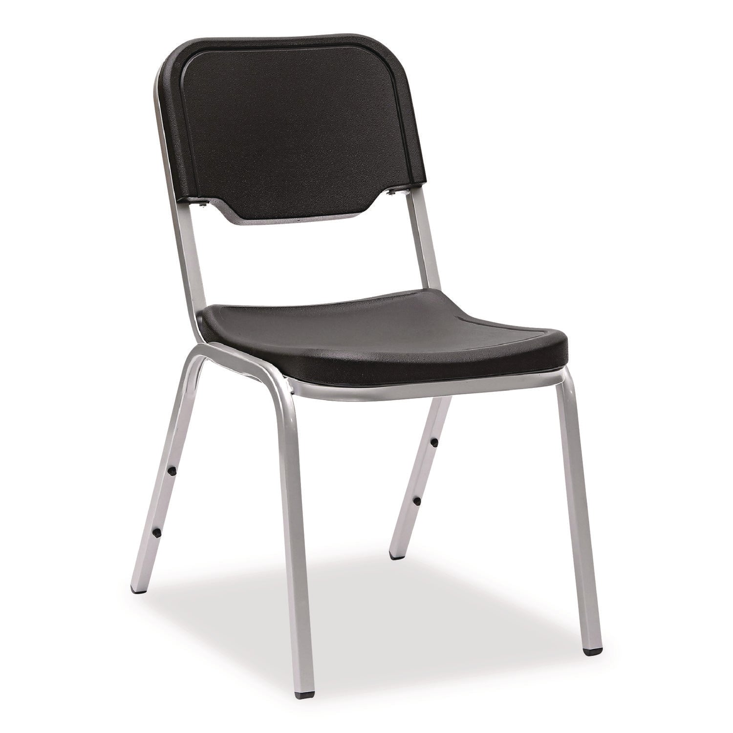 Rough n Ready® 4 Pack Stack Chair, Black