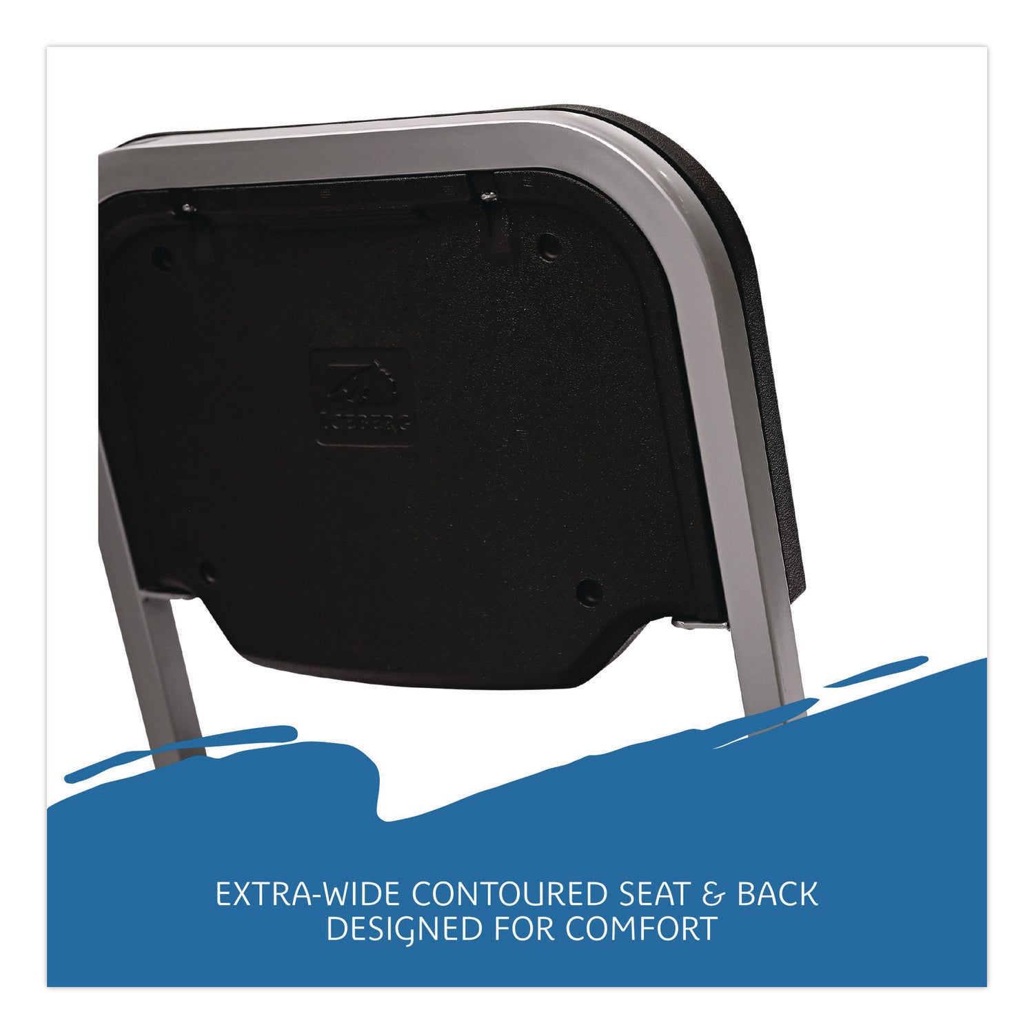 Rough n Ready® 4 Pack Stack Chair, Black