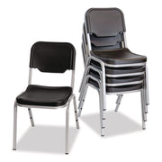 Rough n Ready® 4 Pack Stack Chair, Black