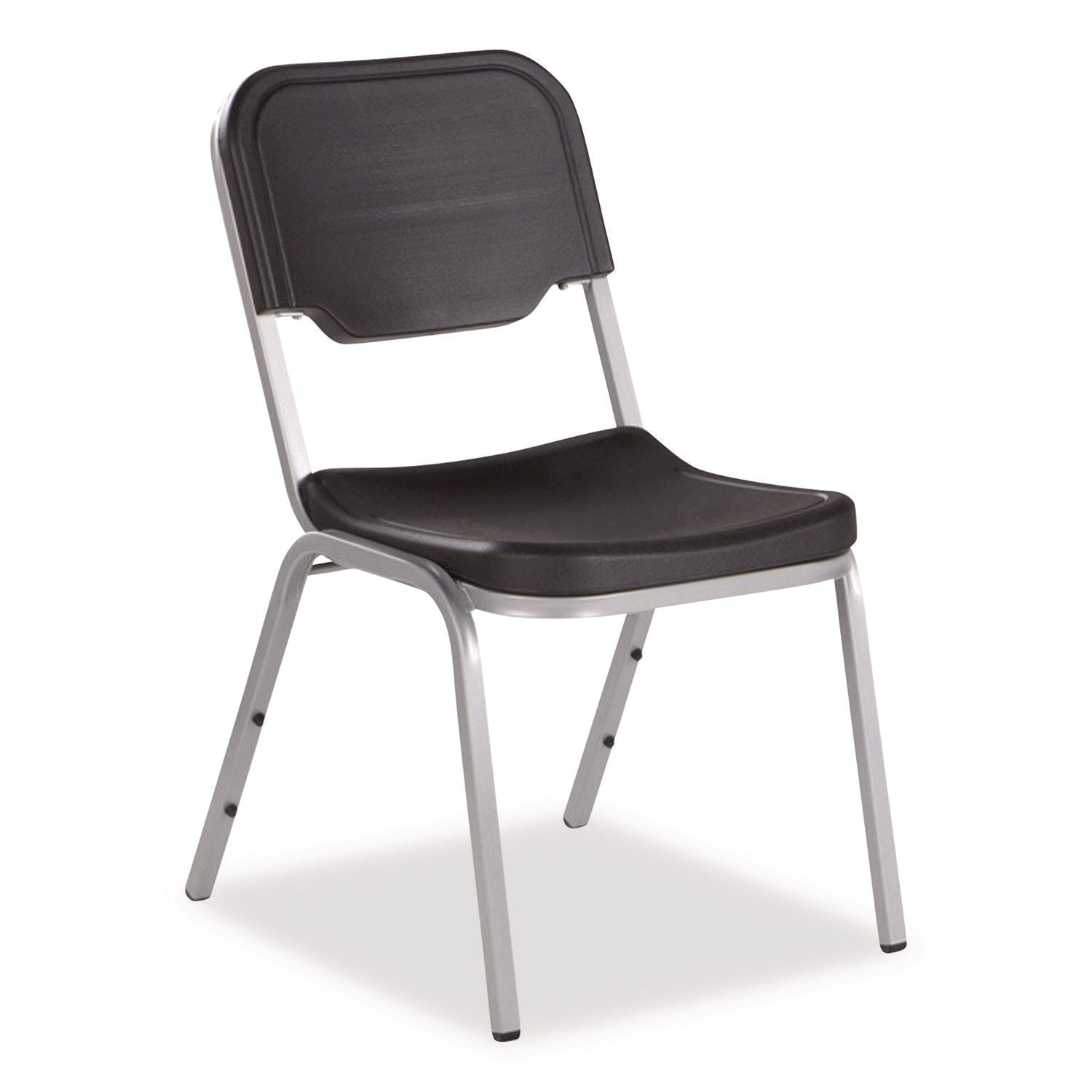 Rough n Ready® 4 Pack Stack Chair, Charcoal