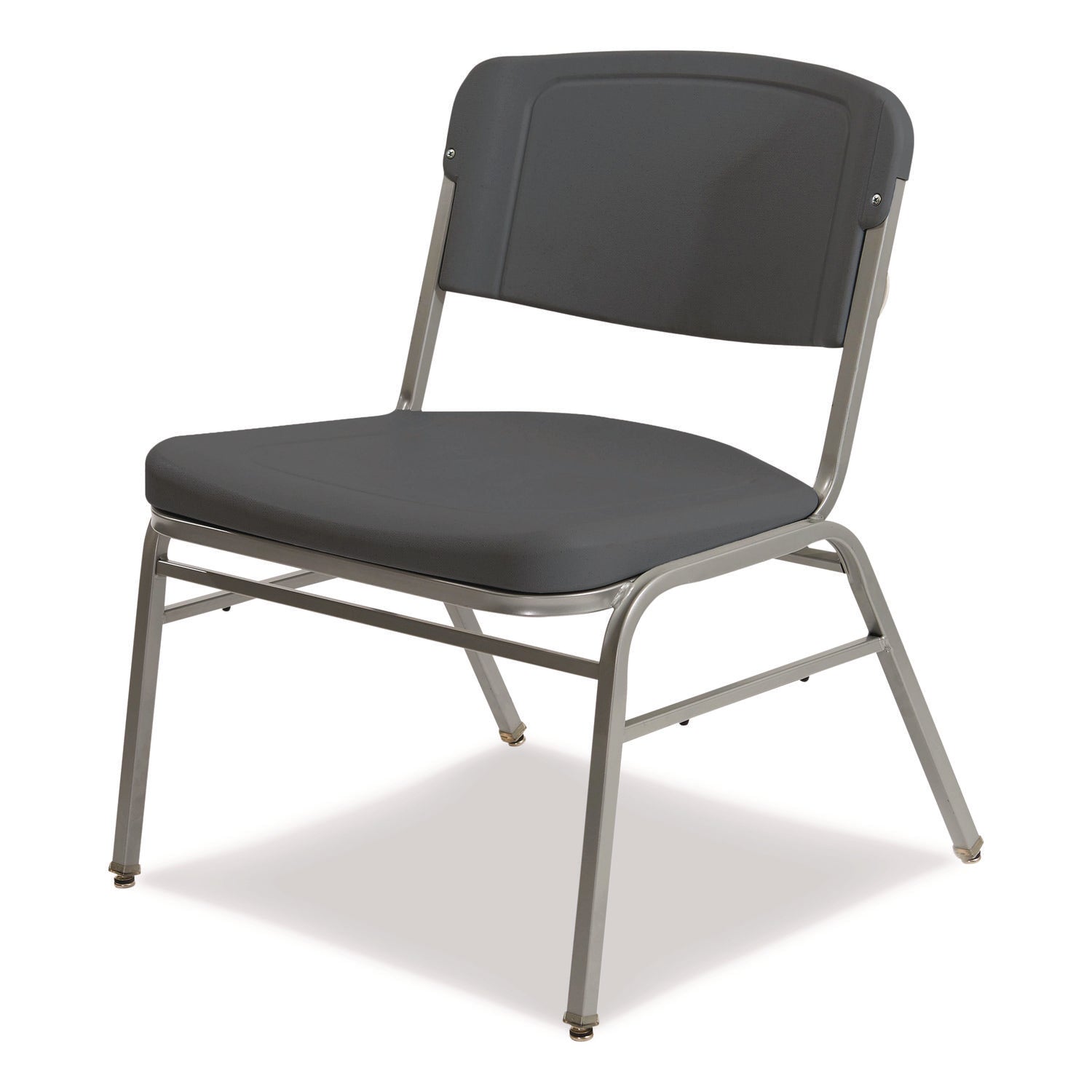 Rough n Ready® 4 Pack Big & Tall Stack Chair, Charcoal