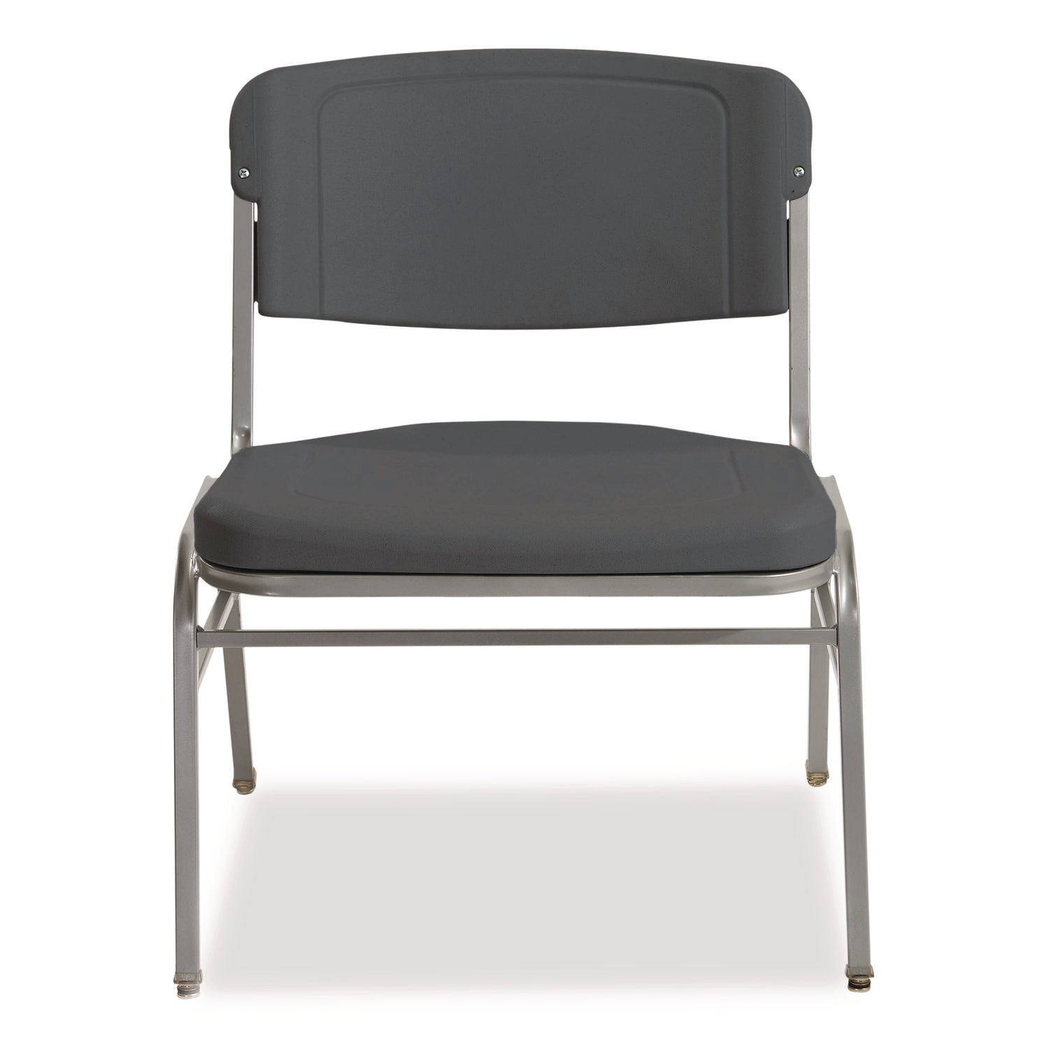 Rough n Ready® 4 Pack Big & Tall Stack Chair, Charcoal