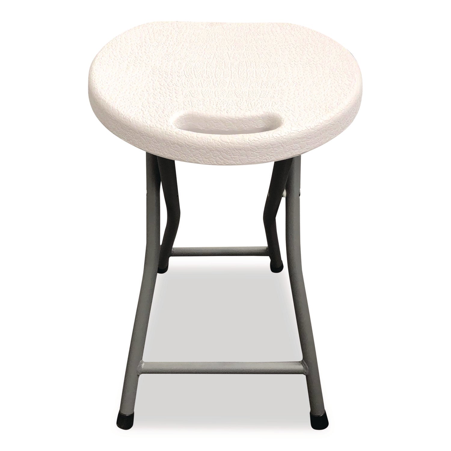 Rough n Ready® 4 Pack Folding Stool, Platinum Granite - 18" H